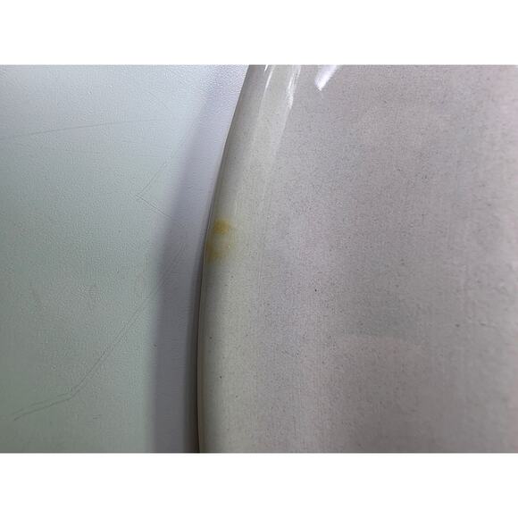 GIBSON Yellow Green Southwest Stoneware Heavy 10.5" Dinner Plates Set of 2 - Picture 6 of 7